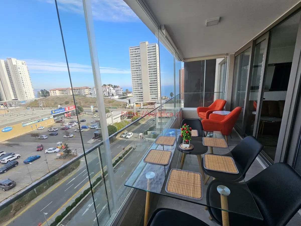 Vendo depto. con conexión lavadora vista a Valpo. - foto 3