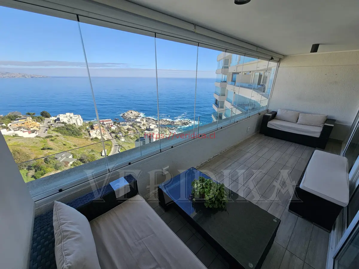 Vendo depto en Edmundo Eluchans 3d, 2b, 2 estac. y bodega. - foto 1